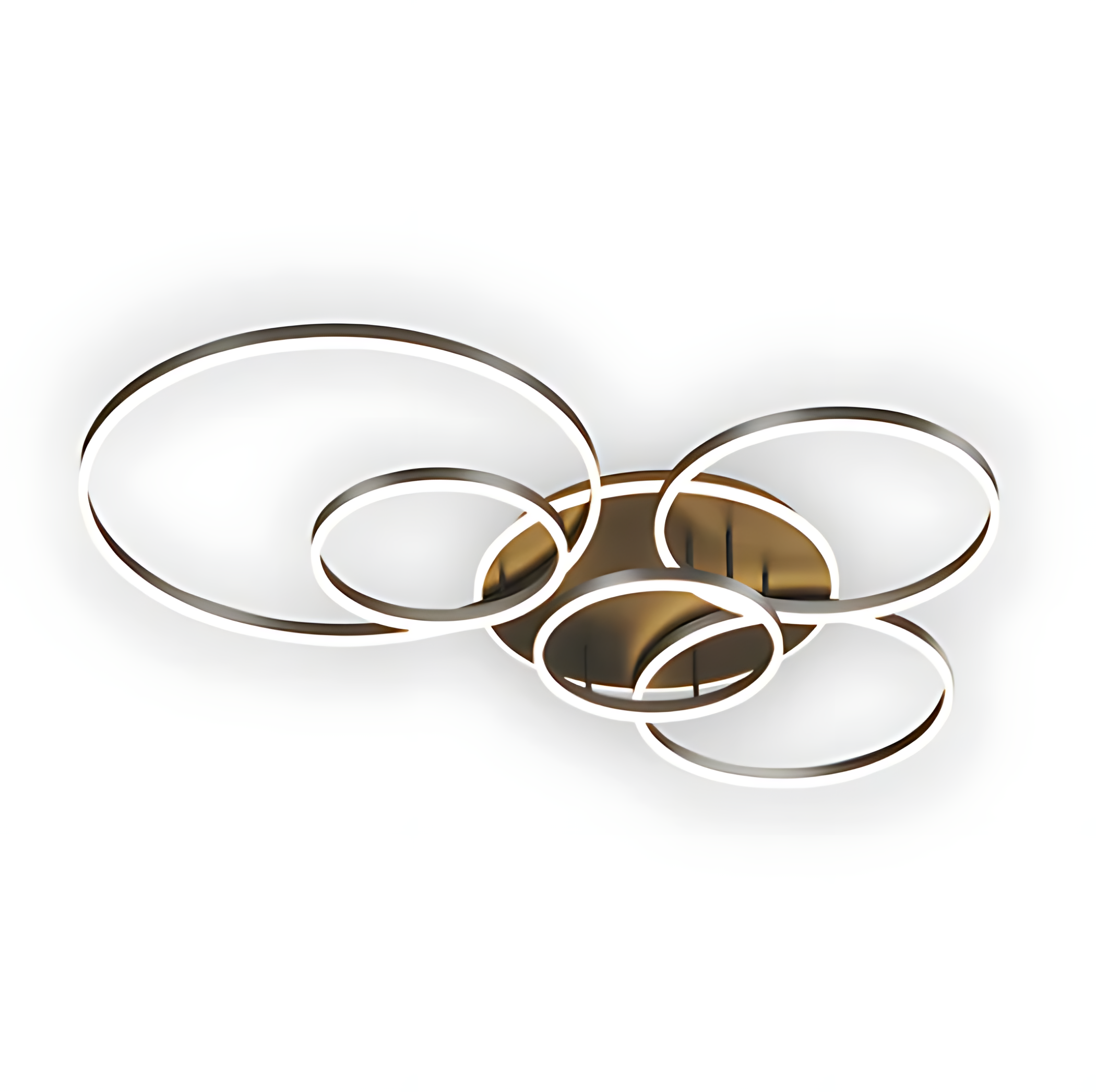 OrionLux Orbit Ring Ceiling Light With Celestial Glow Cosmos Inspired Modern Ceiling Fixture