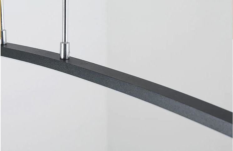 AstraCurve Curved Pendant Light With Warm Ambient LED Glow Designed By Norwegian Designers