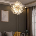 Asteris Inverted Dandelion Pendant Ceiling Light With Subtle Glow For Cozy Bedrooms