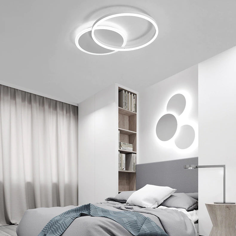 NyraHalo LED Ring Ceiling Light With Soft Ambient Glow And Floating Ring Design For Elegant Spaces