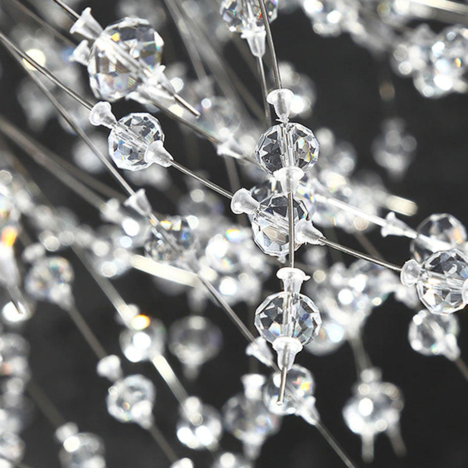 Asteris Inverted Dandelion Pendant Ceiling Light With Subtle Glow For Cozy Bedrooms