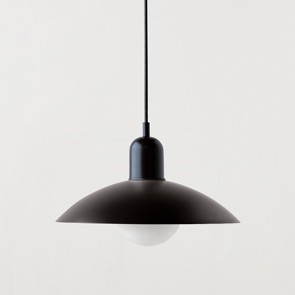 LyraNova Glass Macaron Pendant Light for Small Spaces with Colorful Shade and Open Underside