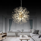 Asteris Inverted Dandelion Pendant Ceiling Light With Subtle Glow For Cozy Bedrooms