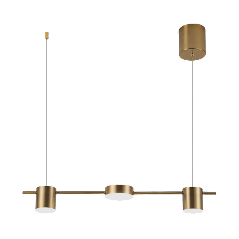 Aethera Drum Pendant Light In Black And Gold Finish For Modern Interiors Three To Five Lights