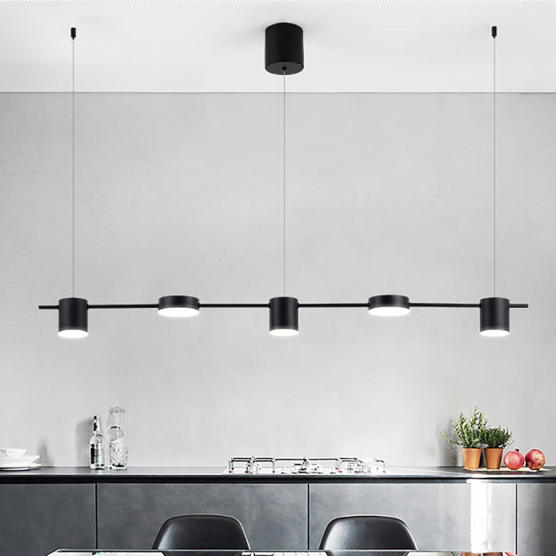 Aethera Drum Pendant Light In Black And Gold Finish For Modern Interiors Three To Five Lights