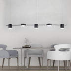 Aethera Drum Pendant Light In Black And Gold Finish For Modern Interiors Three To Five Lights
