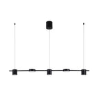 Aethera Drum Pendant Light In Black And Gold Finish For Modern Interiors Three To Five Lights