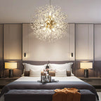 Asteris Inverted Dandelion Pendant Ceiling Light With Subtle Glow For Cozy Bedrooms