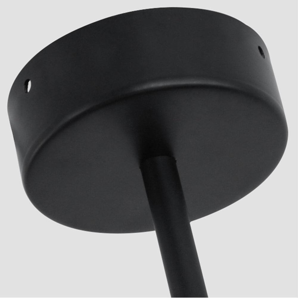 NovaLuxe Gold and Black LED Chandelier for Living Rooms Offices Bedrooms