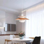 NovaLume Pulse Modern Colorful Shade LED Pendant Light Fixture for Bright Ambient Rooms