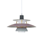 NovaLume Pulse Modern Colorful Shade LED Pendant Light Fixture for Bright Ambient Rooms