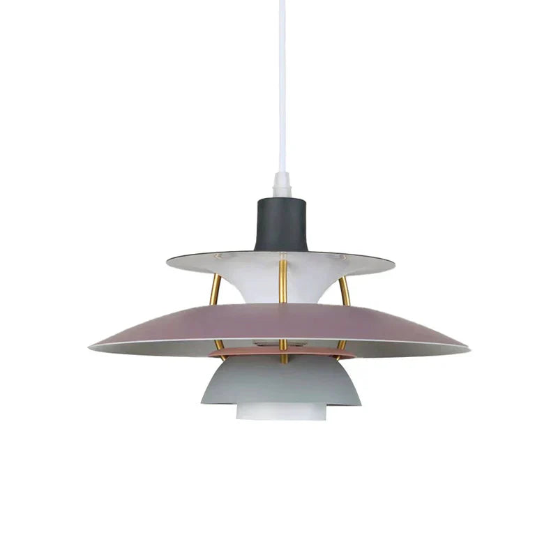 NovaLume Pulse Modern Colorful Shade LED Pendant Light Fixture for Bright Ambient Rooms