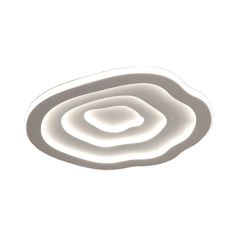 Azura Wave Acrylic Modern Ceiling Light With Warm White LED For Contemporary Interiors