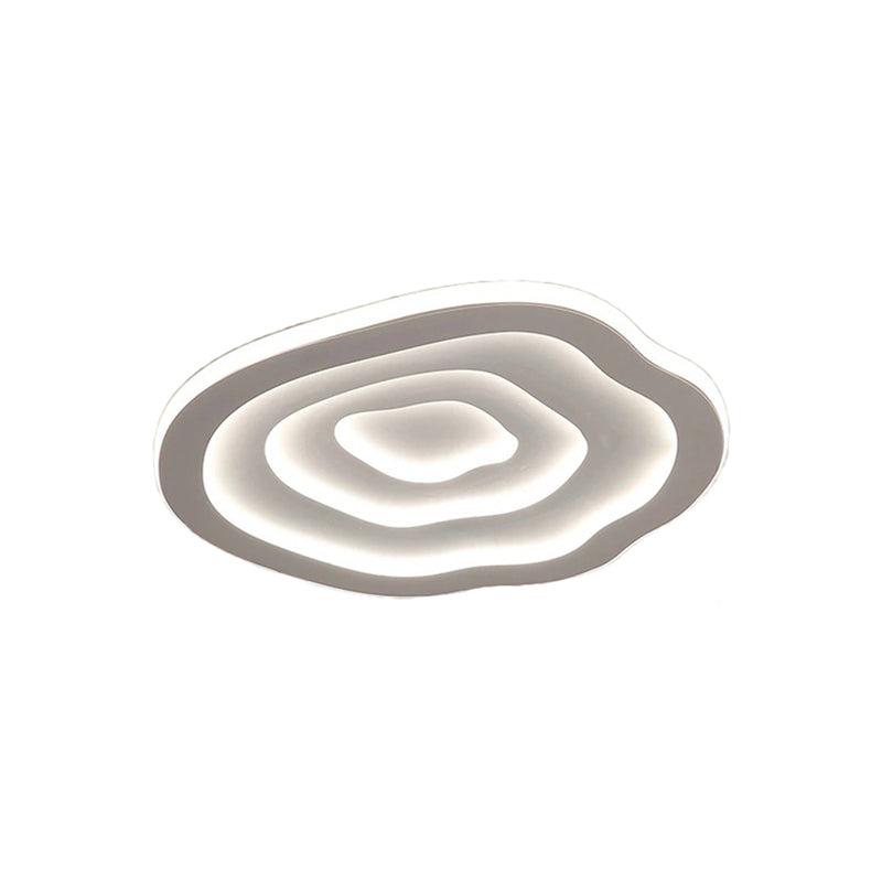 Azura Wave Acrylic Modern Ceiling Light With Warm White LED For Contemporary Interiors