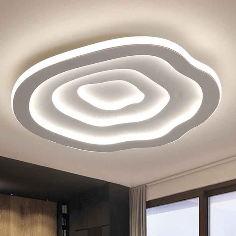 AureliaWave Wavy Acrylic Ceiling Light With Warm White LED Energy Efficient