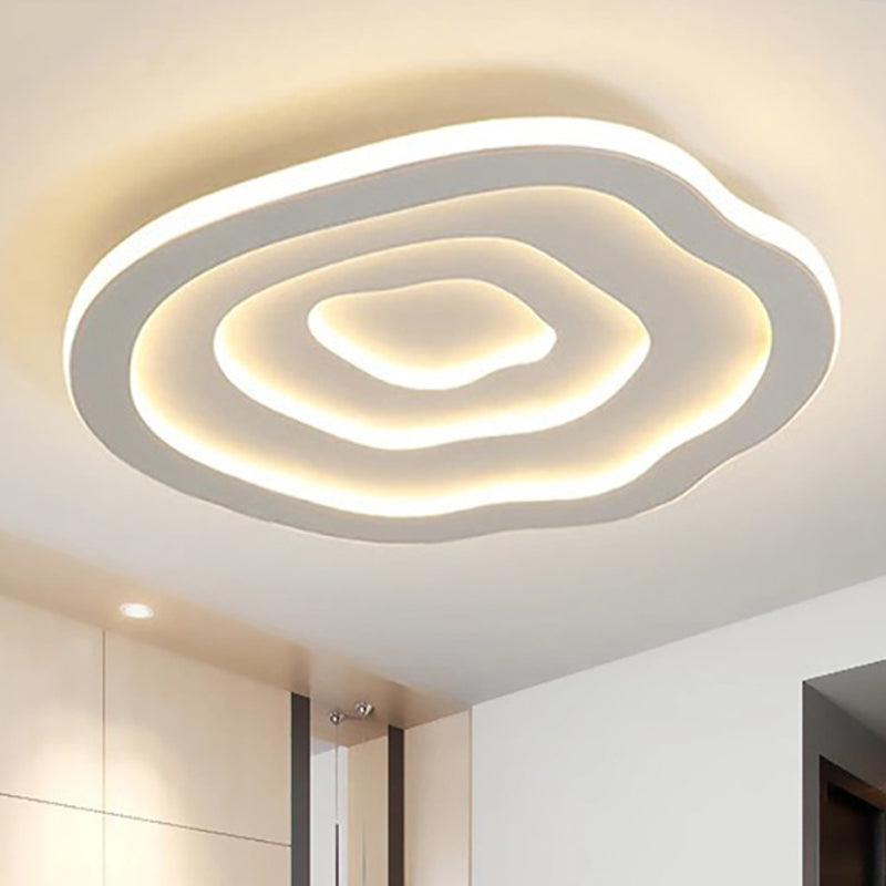 Azura Wave Acrylic Modern Ceiling Light With Warm White LED For Contemporary Interiors