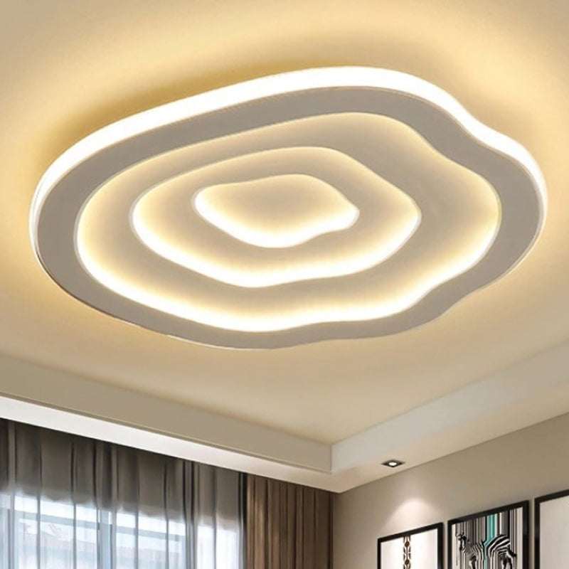 Azura Wave Acrylic Modern Ceiling Light With Warm White LED For Contemporary Interiors