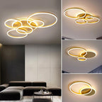 NyraHalo LED Ring Ceiling Light With Soft Ambient Glow And Floating Ring Design For Elegant Spaces