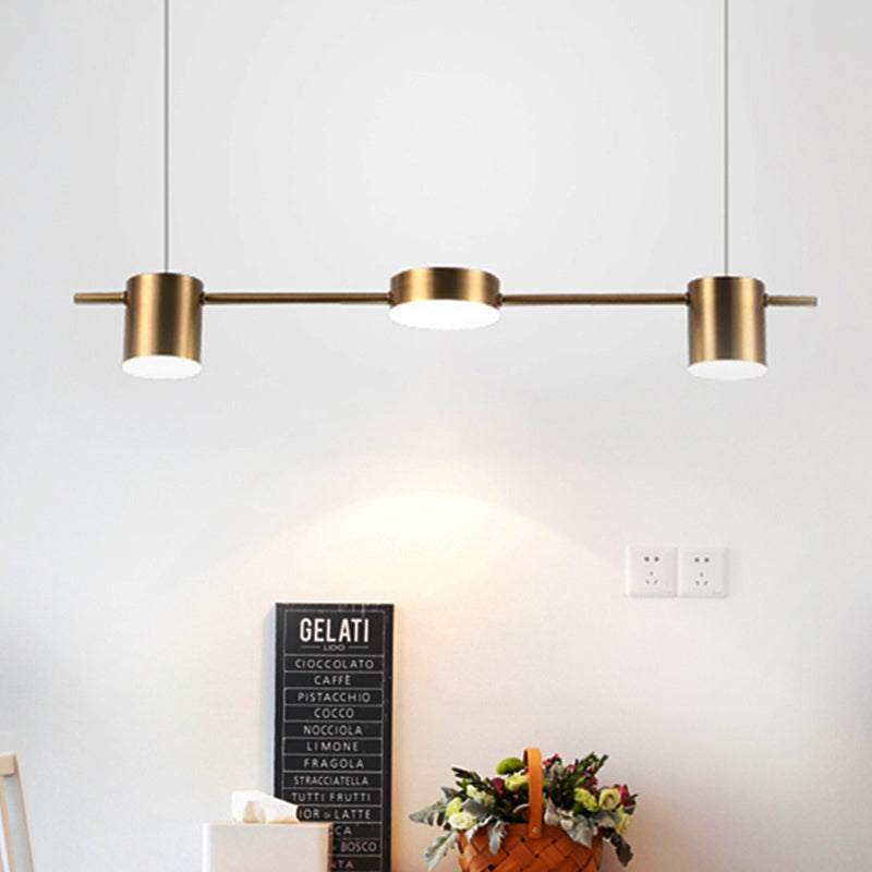 Aethera Drum Pendant Light In Black And Gold Finish For Modern Interiors Three To Five Lights