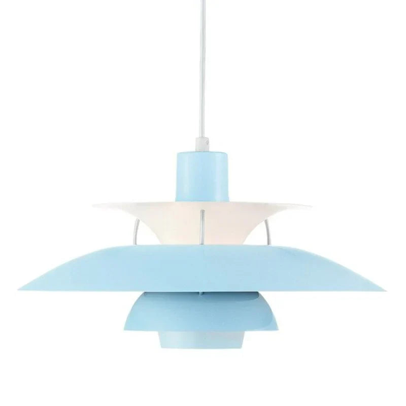 NovaLume Pulse Modern Colorful Shade LED Pendant Light Fixture for Bright Ambient Rooms