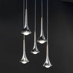 AstraVelo Water Drop LED Nordic Stair Pendant Light for Hallways and Living Areas