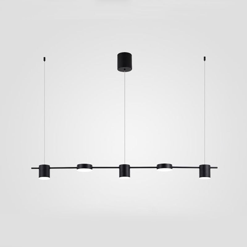 Aethera Drum Pendant Light In Black And Gold Finish For Modern Interiors Three To Five Lights