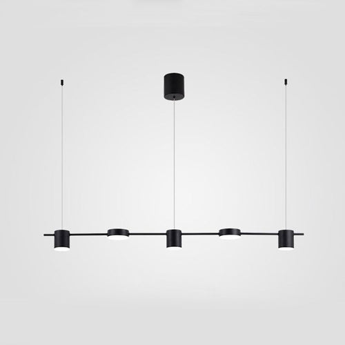 Aethera Drum Pendant Light In Black And Gold Finish For Modern Interiors Three To Five Lights