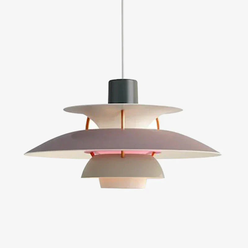 NovaLume Pulse Modern Colorful Shade LED Pendant Light Fixture for Bright Ambient Rooms