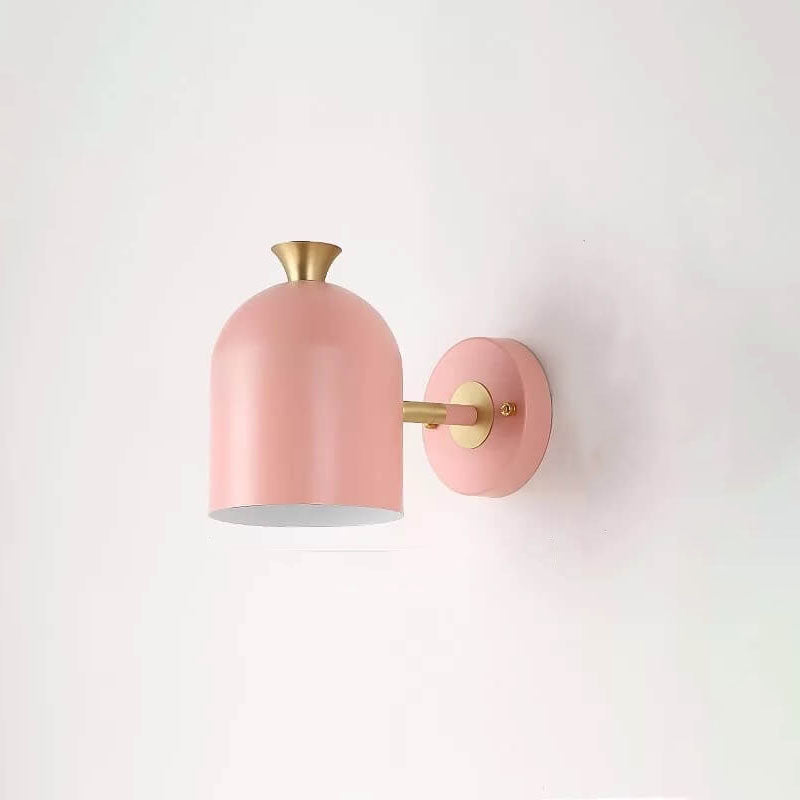 NovaBeam Metal Cylinder Wall Light with Single Light Source in Contemporary Design