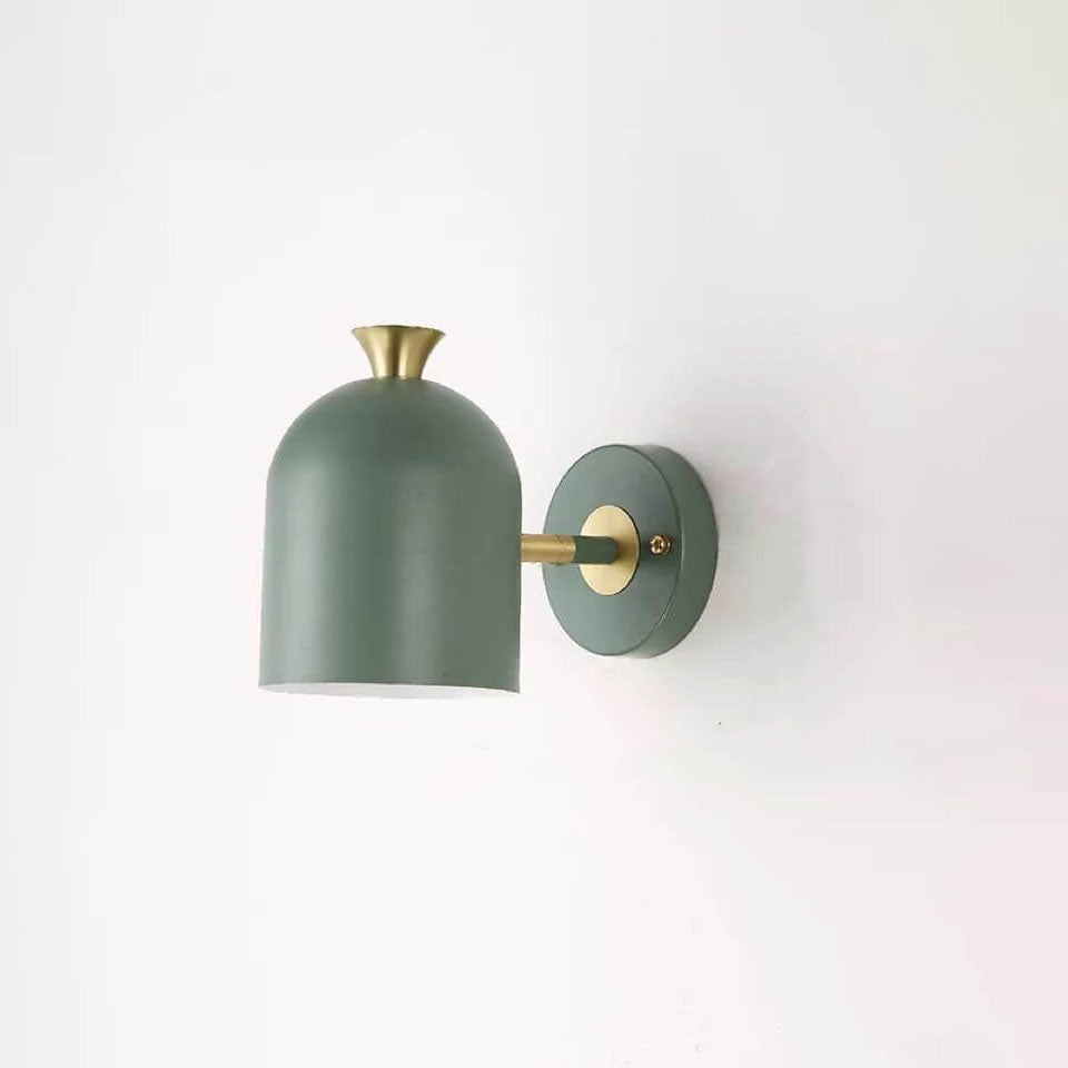 NovaBeam Metal Cylinder Wall Light with Single Light Source in Contemporary Design