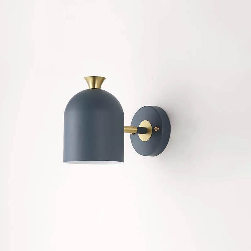 NovaBeam Metal Cylinder Wall Light with Single Light Source in Contemporary Design