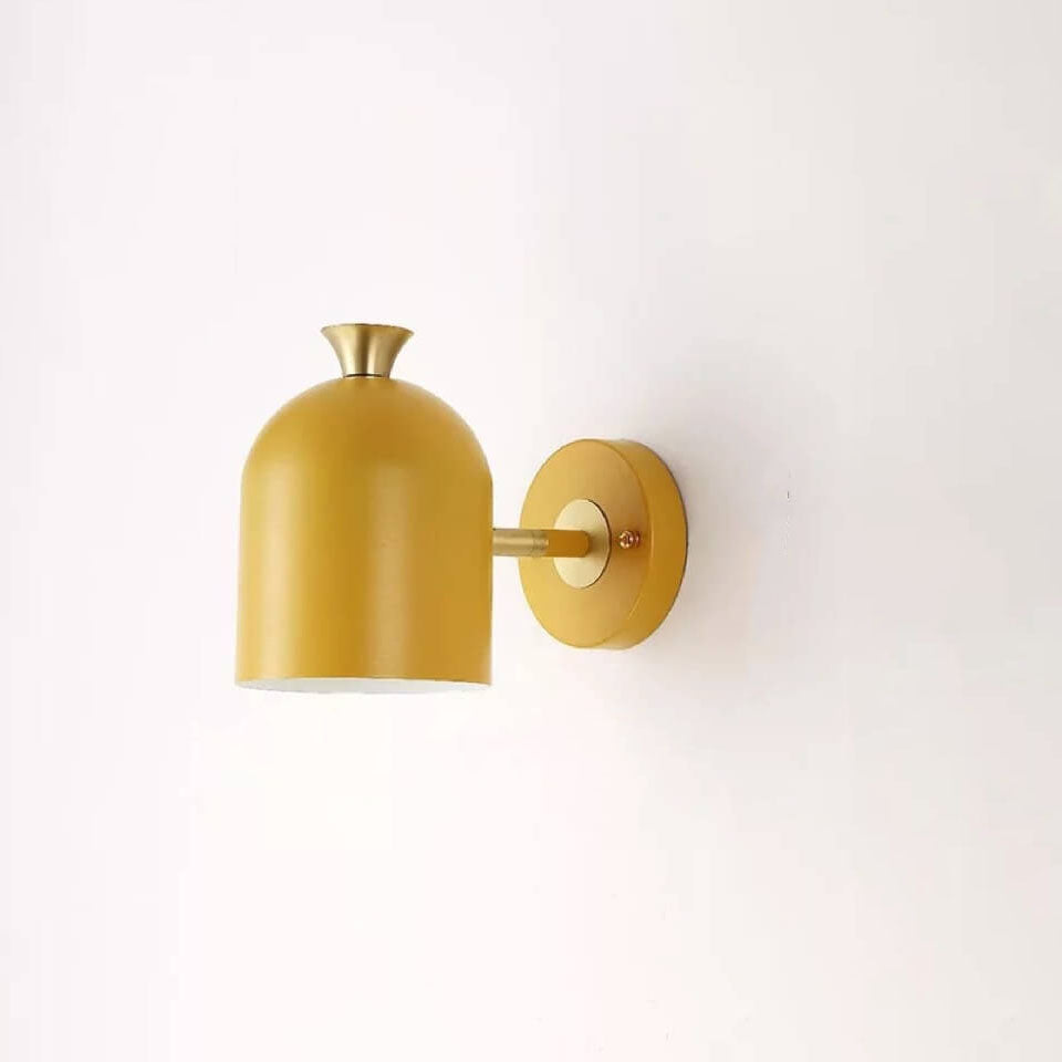 NovaBeam Metal Cylinder Wall Light with Single Light Source in Contemporary Design