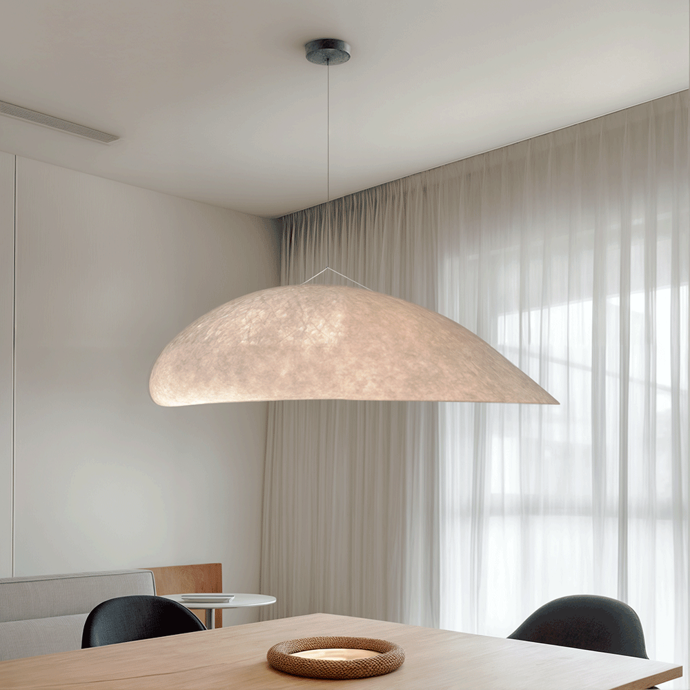 Aurelia Seidenblatt LED-Kronleuchter mit Nordischem Glanz für Wohnzimmer und Essbereiche Hochwertige Moderne Deckenleuchte