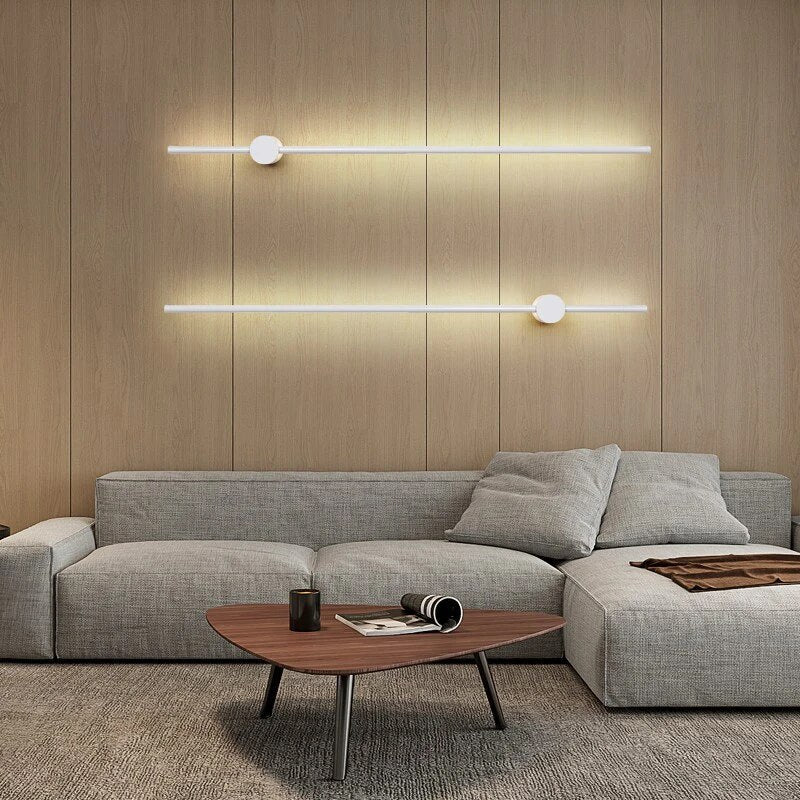 AstraNova Scandinavian Minimalist Wall Light With Soft Ambient LED For Living Rooms And Hallways