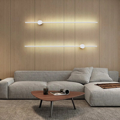 AstraNova Scandinavian Minimalist Wall Light With Soft Ambient LED For Living Rooms And Hallways