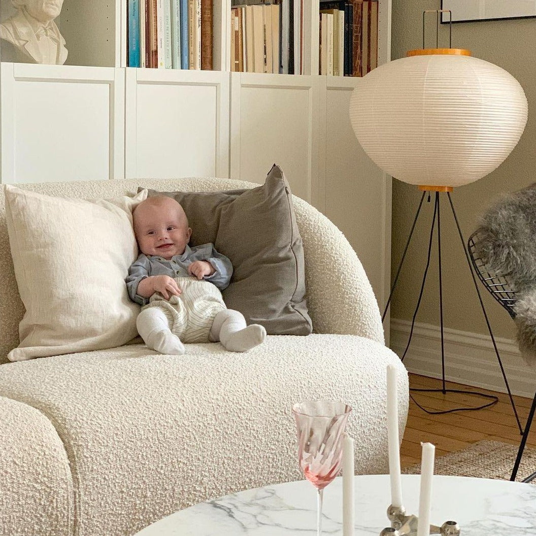 Kibo Rice Paper Floor Lamp Japanese Inspired Ambient Glow for Calm Home Ambience and Soft Lighting