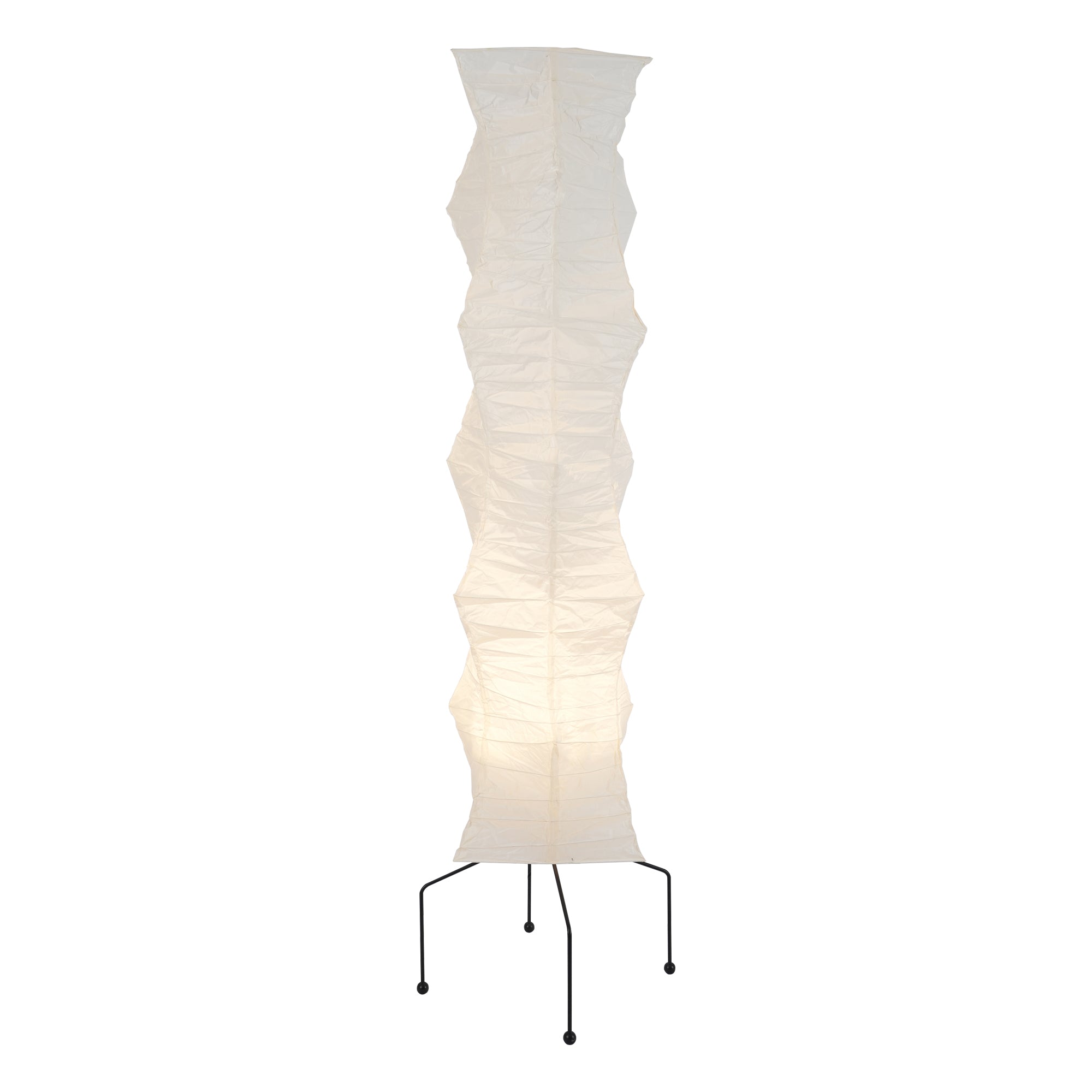 Kibo Rice Paper Floor Lamp Japanese Inspired Ambient Glow for Calm Home Ambience and Soft Lighting