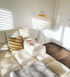 Kibo Reispapier Stehlampe Japanisch inspiriertes sanftes Leuchten für ruhige Wohnatmosphäre und weiches Licht