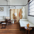 Kibo Reispapier Stehlampe Japanisch inspiriertes sanftes Leuchten für ruhige Wohnatmosphäre und weiches Licht