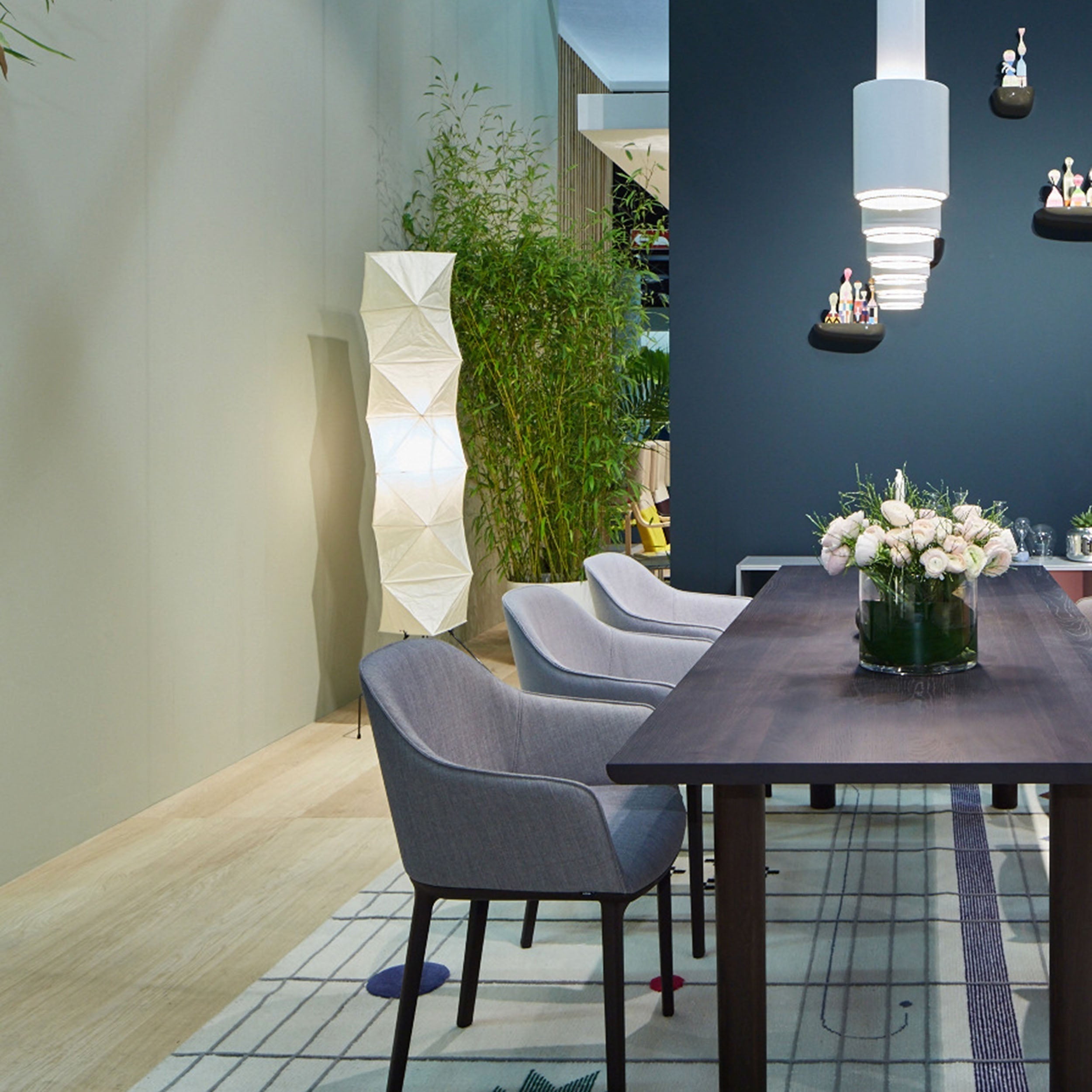 Kibo Reispapier Stehlampe Japanisch inspiriertes sanftes Leuchten für ruhige Wohnatmosphäre und weiches Licht