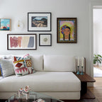 NovaLume Alabaster LED-Wandleuchte mit schwarzem Arm Schneeflockenmuster Sanftes warmes Umgebungslicht