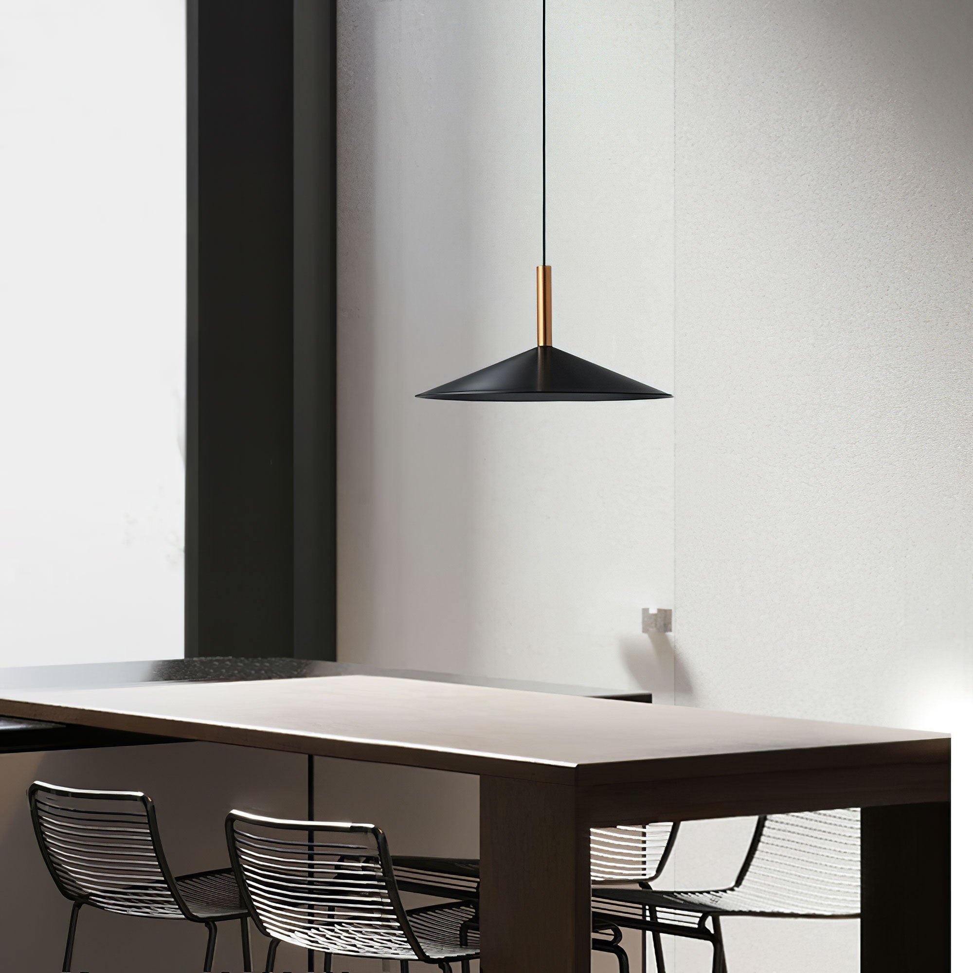 Quanta Cone Pendant Light With Soft Glow For Modern Spaces
