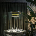 Aurela Blown Glass Pendant Lamp With Organic Form Design Semi Transparent Two Volume Shape Available In Various Colors
