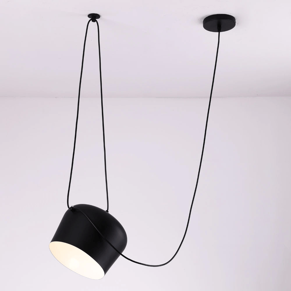 AstraDrum Cable-Driven Drum Pendant Light for Kitchens Bedrooms Offices and More