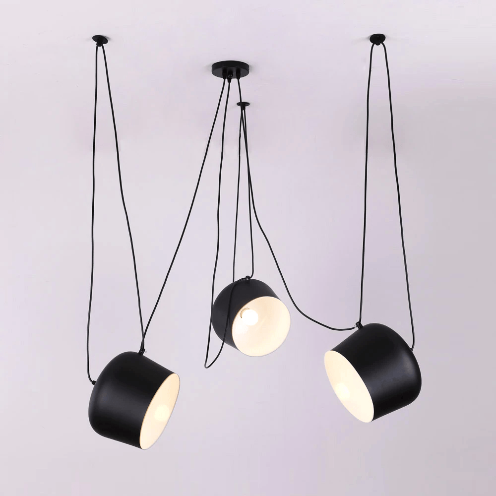 AstraDrum Cable-Driven Drum Pendant Light for Kitchens Bedrooms Offices and More