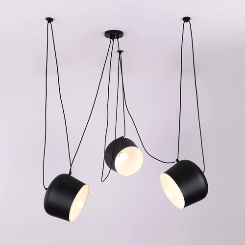 AstraDrum Cable-Driven Drum Pendant Light for Kitchens Bedrooms Offices and More