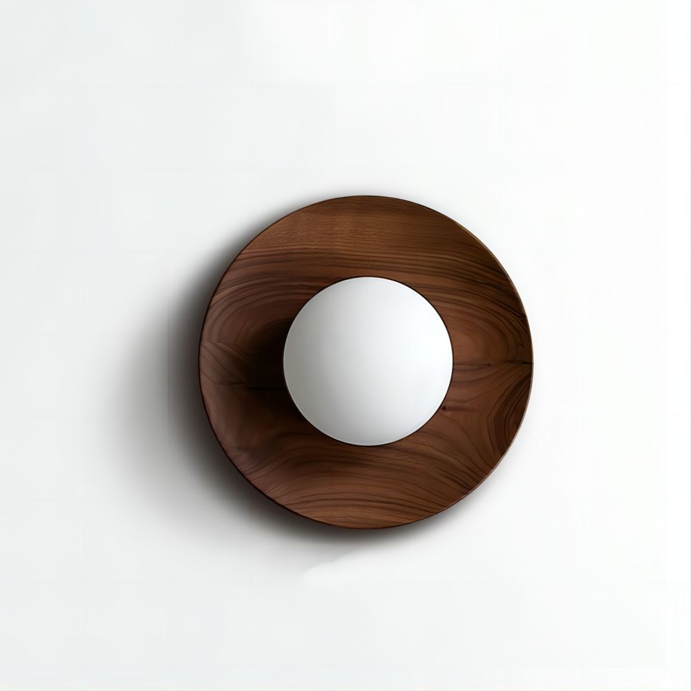 Solvayn White Wood Wall Sconce With Glass Accent Soft White Finish And Subtle Natural Wood Grain