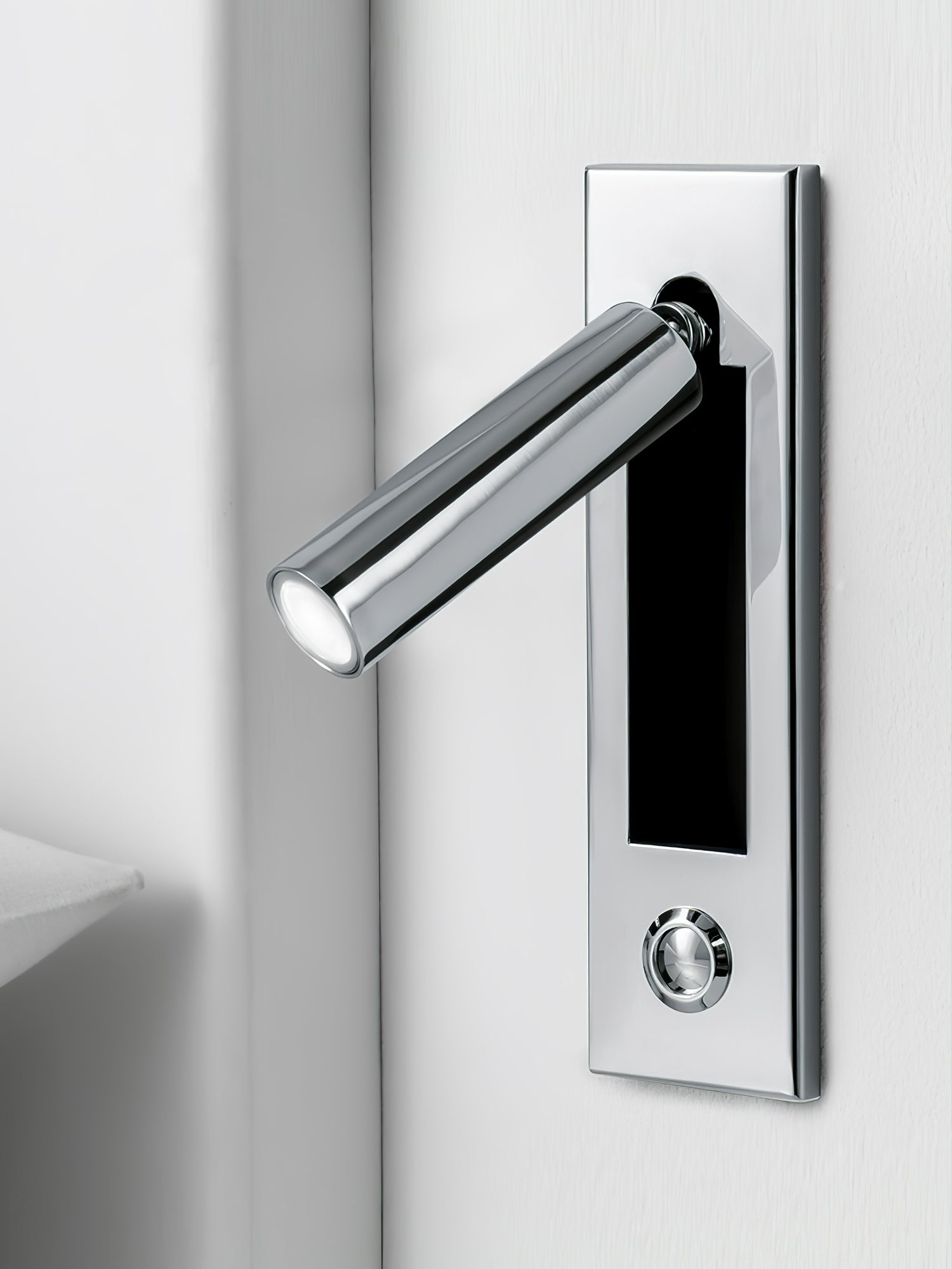 AstraLume Wall-Flush Bedside Sconce With Reading Light For Nighttime Reading And Ambient Glow