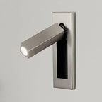 AstraLume Wall-Flush Bedside Sconce With Reading Light For Nighttime Reading And Ambient Glow