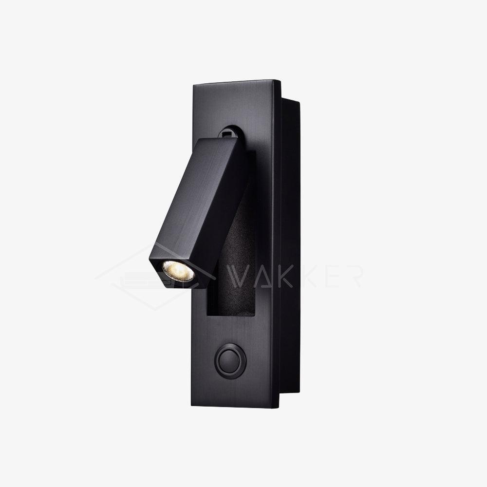 AstraLume Wall-Flush Bedside Sconce With Reading Light For Nighttime Reading And Ambient Glow